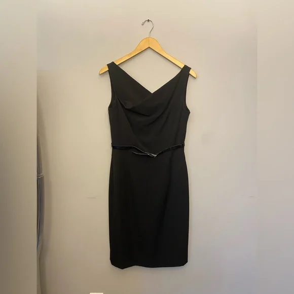 Antonio Melani Dresses | Antonio Melani Black Dress With Belt Size 6. | Color: Black | Size: 6 | Alexn401's Closet Antonio Melani Dresses | Antonio Melani Black Dress With Belt Size 6. | Color: Black | Size: 6 | Alexn401's Closet